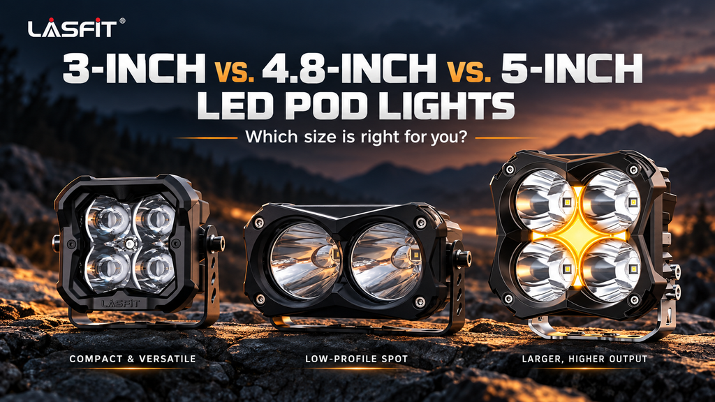 3-Inch vs. 4.8-Inch vs. 5-Inch LED Pod Lights: Which Size Is Right for You?