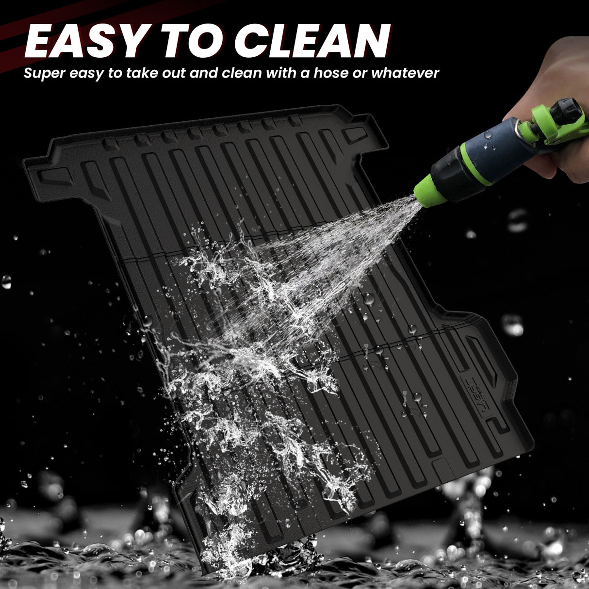 Fit for 2024-2026 Chevrolet Silverado EV 5.9FT Bed Mat, Fit WT Models Only