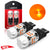 3157 3057 4057 4157 Amber CanBus LED Bulbs Turn Signal Light | Error Free Anti Hyper Flash, T3 Series Upgraded Version | 2 Bulbs