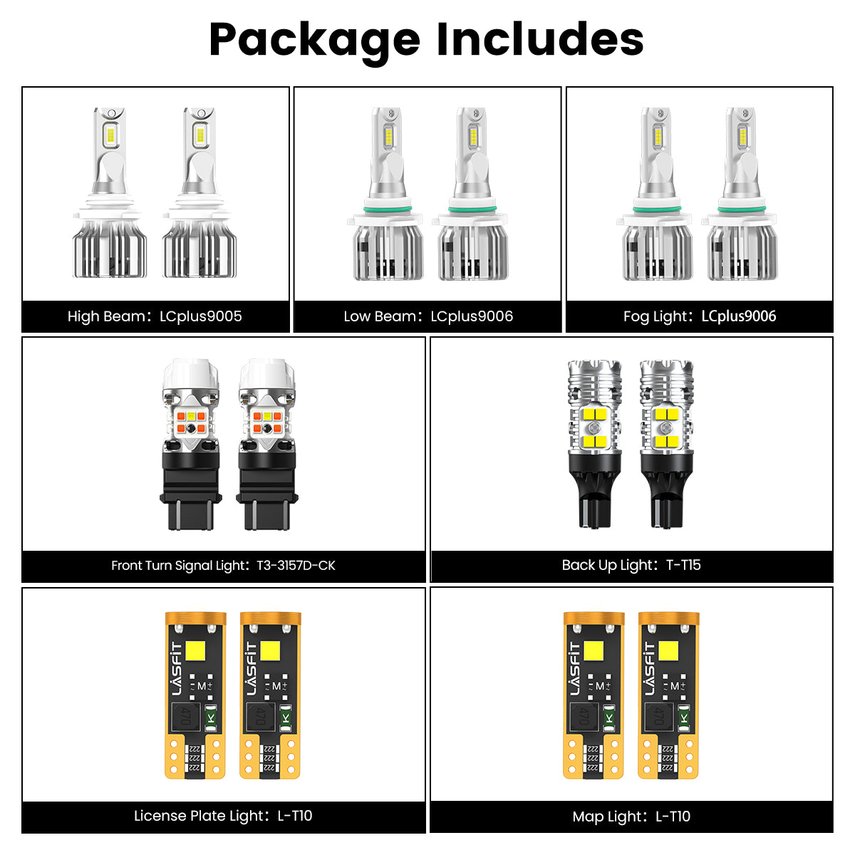 Fit for 2002-2006 Toyota Camry LED Bulbs Upgrade