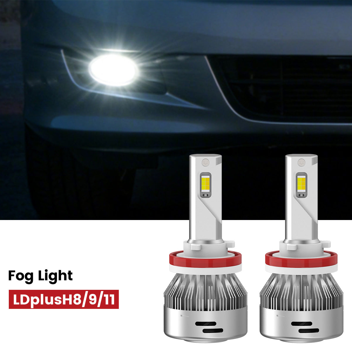 Lasfit H11 led fog lights fit for 2006 2007 Honda Accord