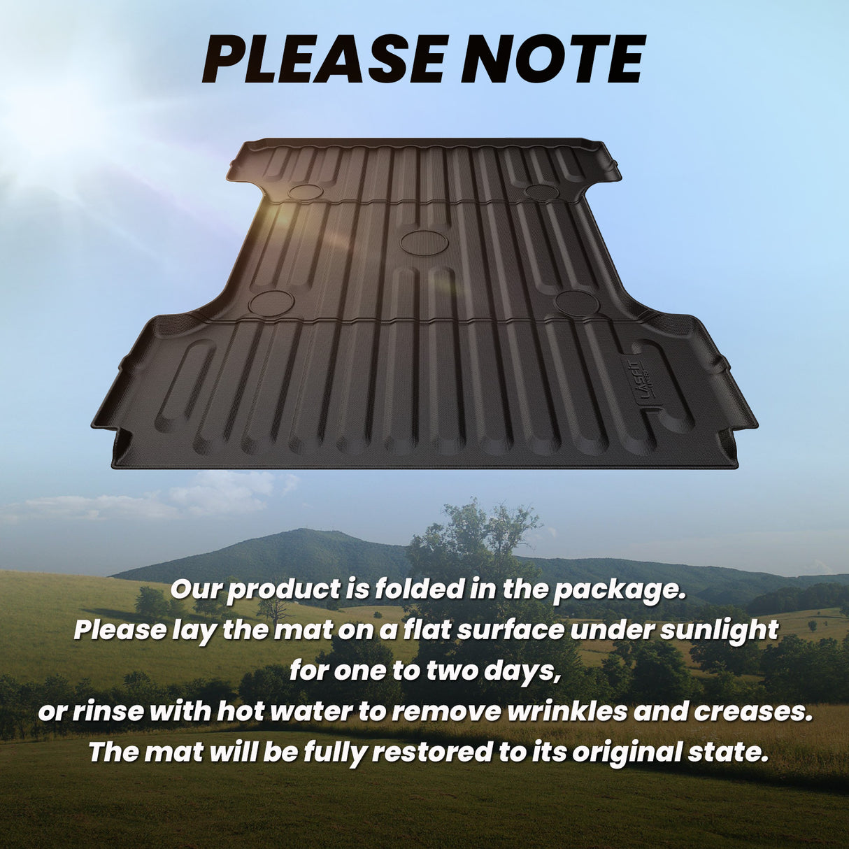 Fit for 2006-2026 Ram 2500 3500 Heavy Duty Bed Mat or Tailgate Mat, Don't fit with Optional Rambox & Drop-in liners