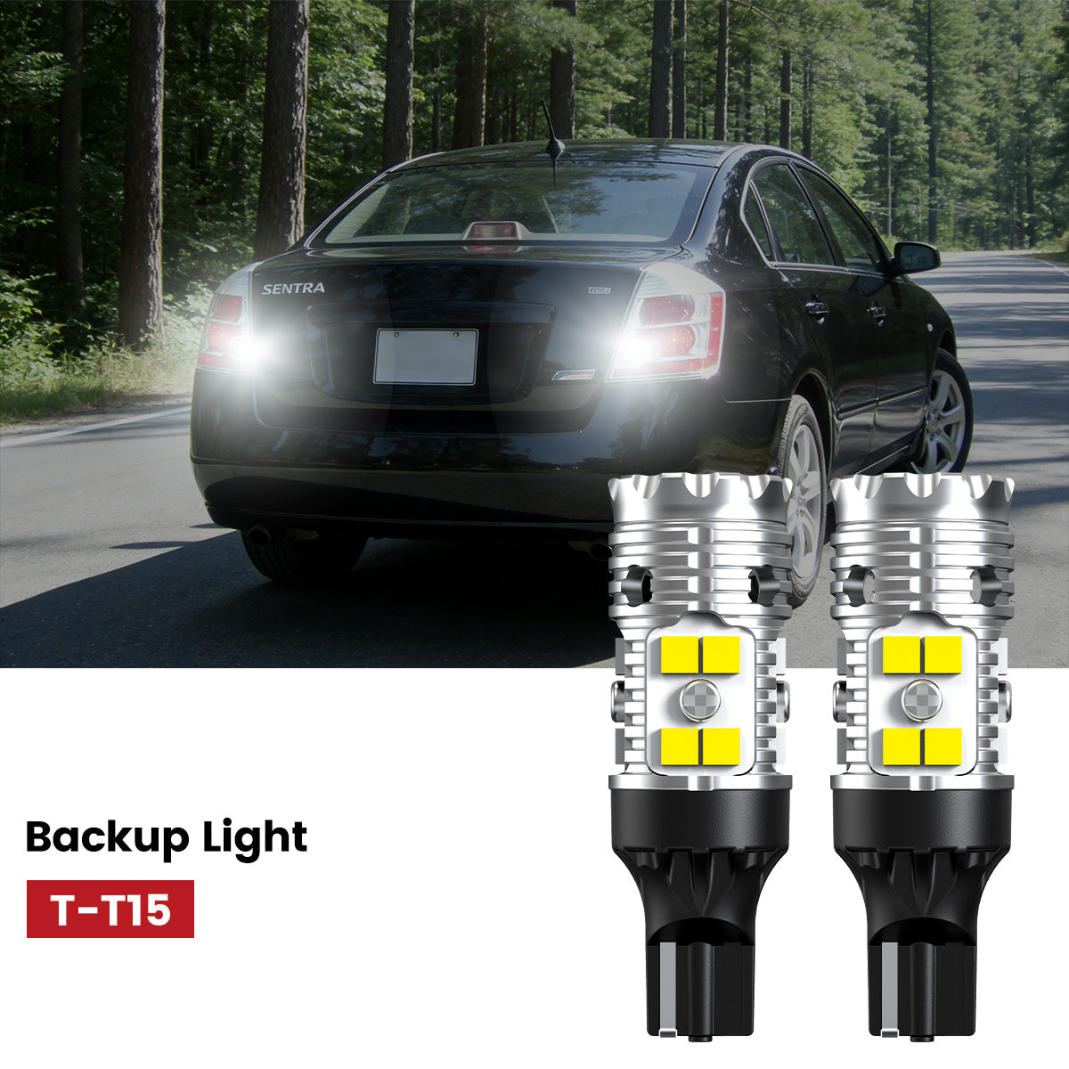 Lasfit 921 led backup lights fit for 2007-2009 Nissan Sentra