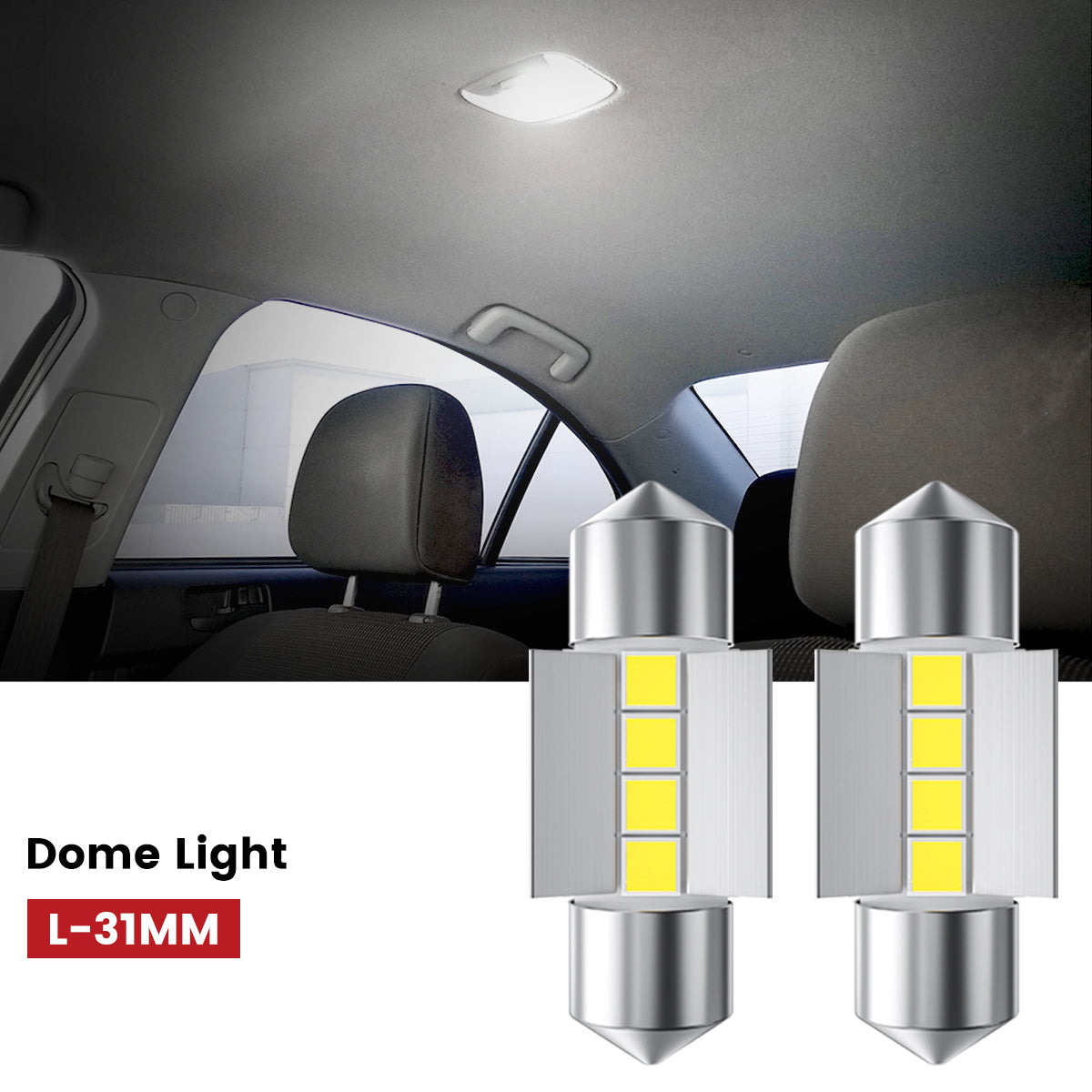 Lasfit 31MM led dome lights fit for 2007-2012 Honda CR-V