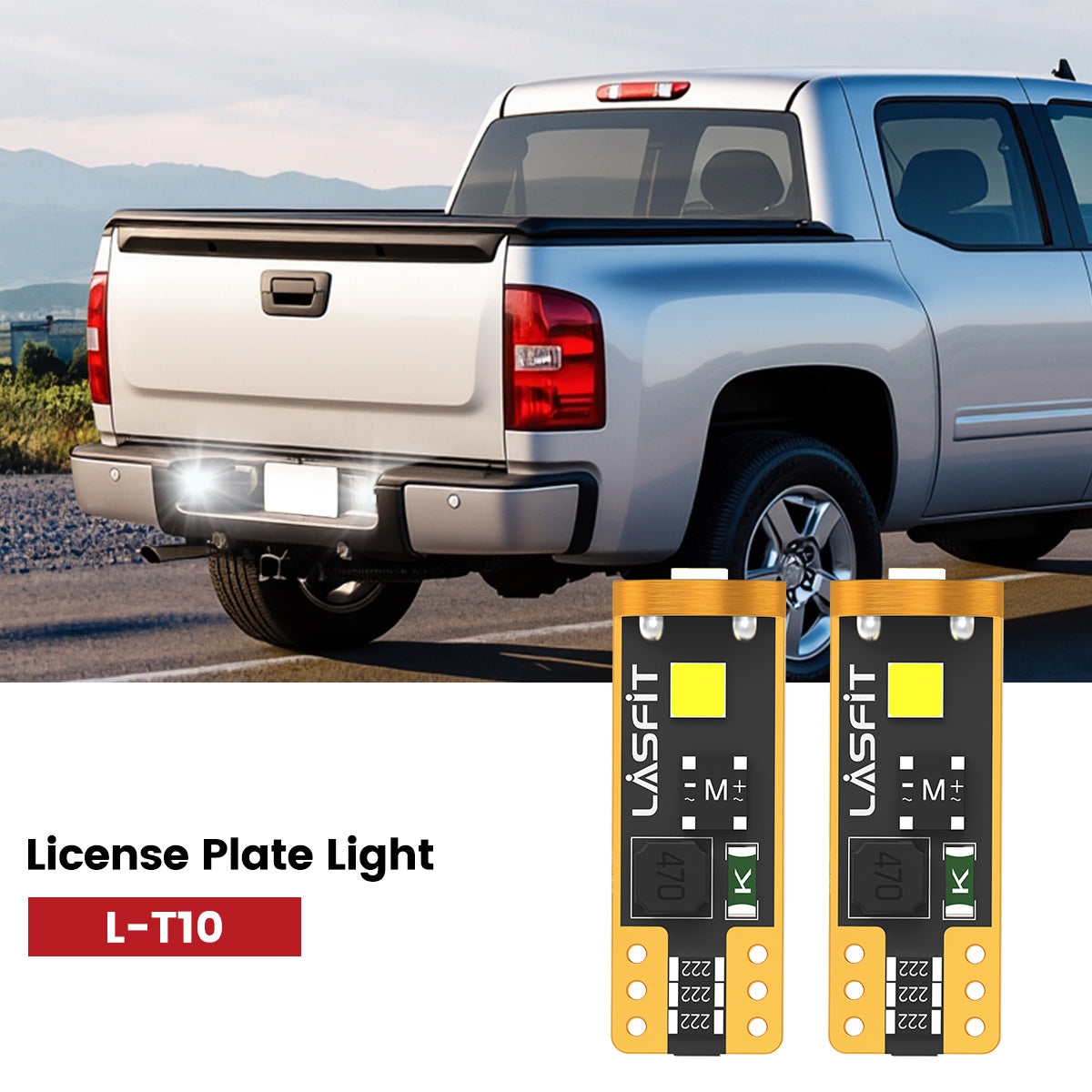 Lasfit168 led license plate lights fit for 2007-2013 Chevrolet Silverado 1500