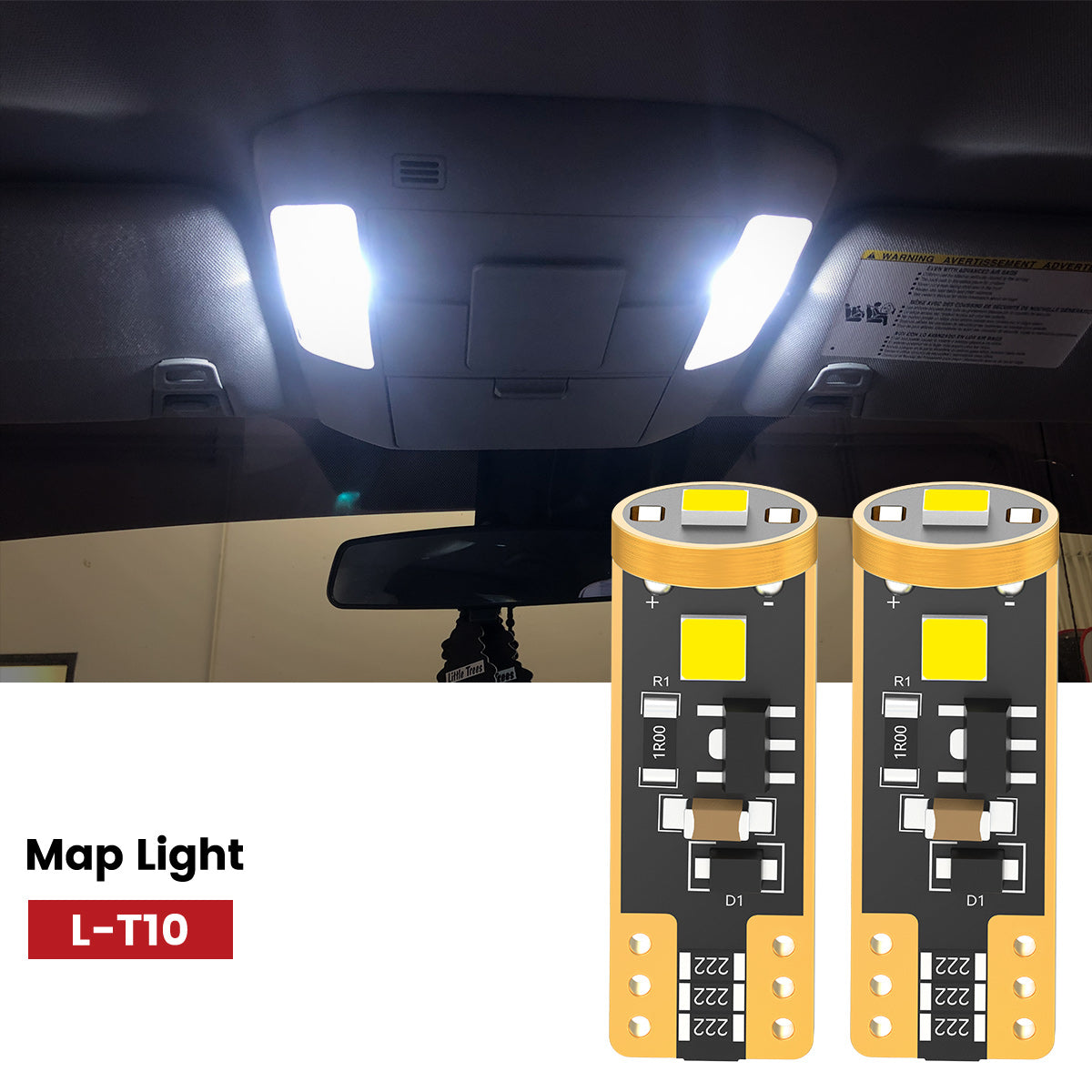 Lasfit 168 led map lights fit for 2007-2013 Toyota Tundra