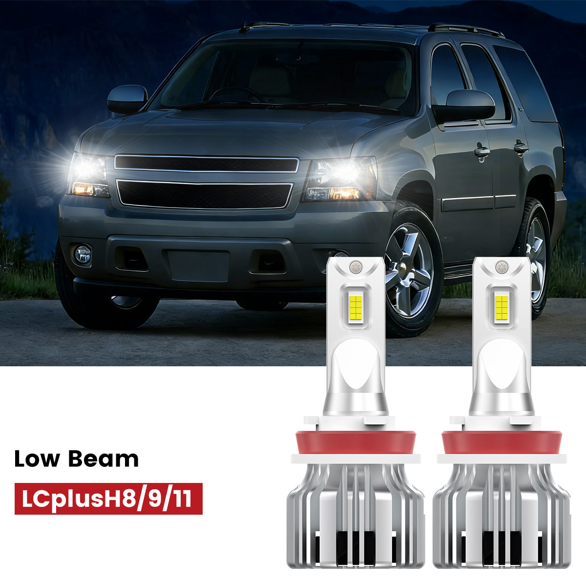 Lasfit H11 led low beam fit for 2007-2014 Chevrolet Tahoe