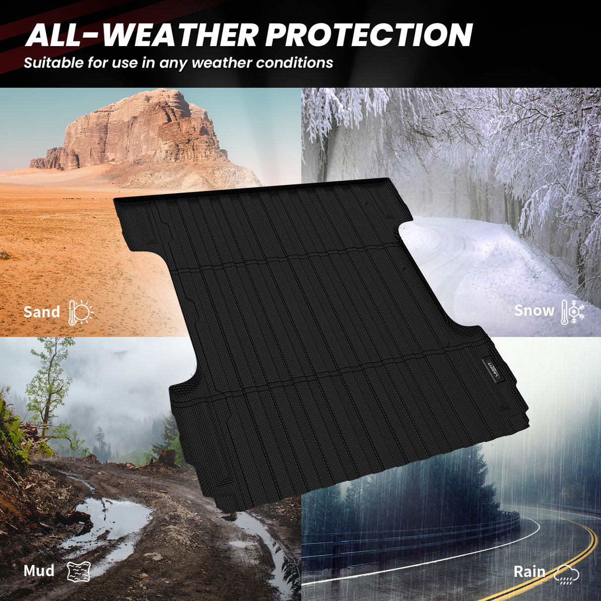 2007-2018 Silverado Sierra 5.8FT Bed Mat All Weather