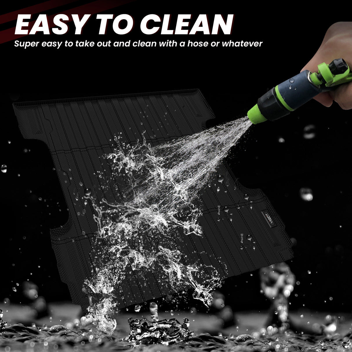 2007-2018 Silverado Sierra 5.8FT Bed Mat Clean