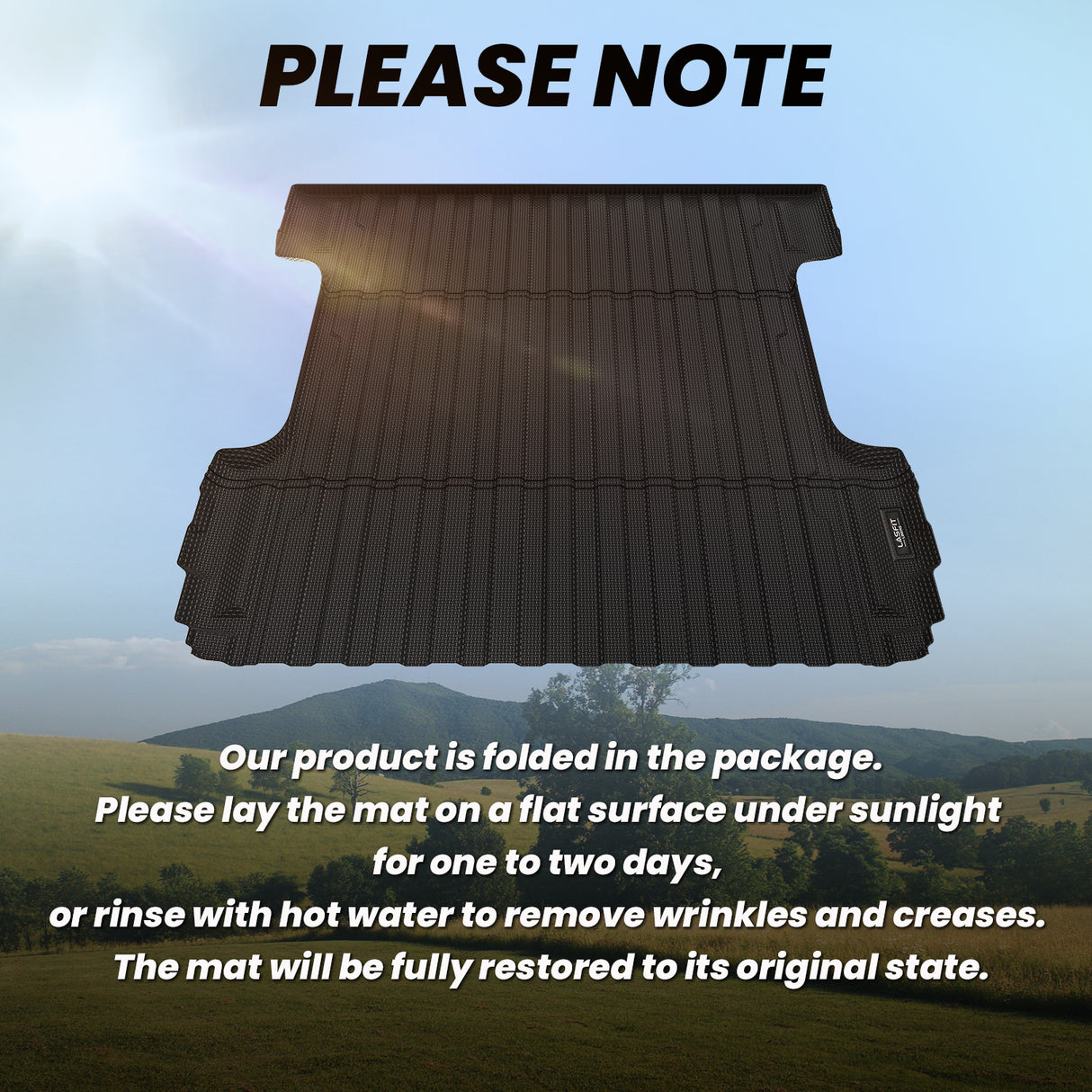 2007-2018 Silverado Sierra 5.8FT Bed Mat Note