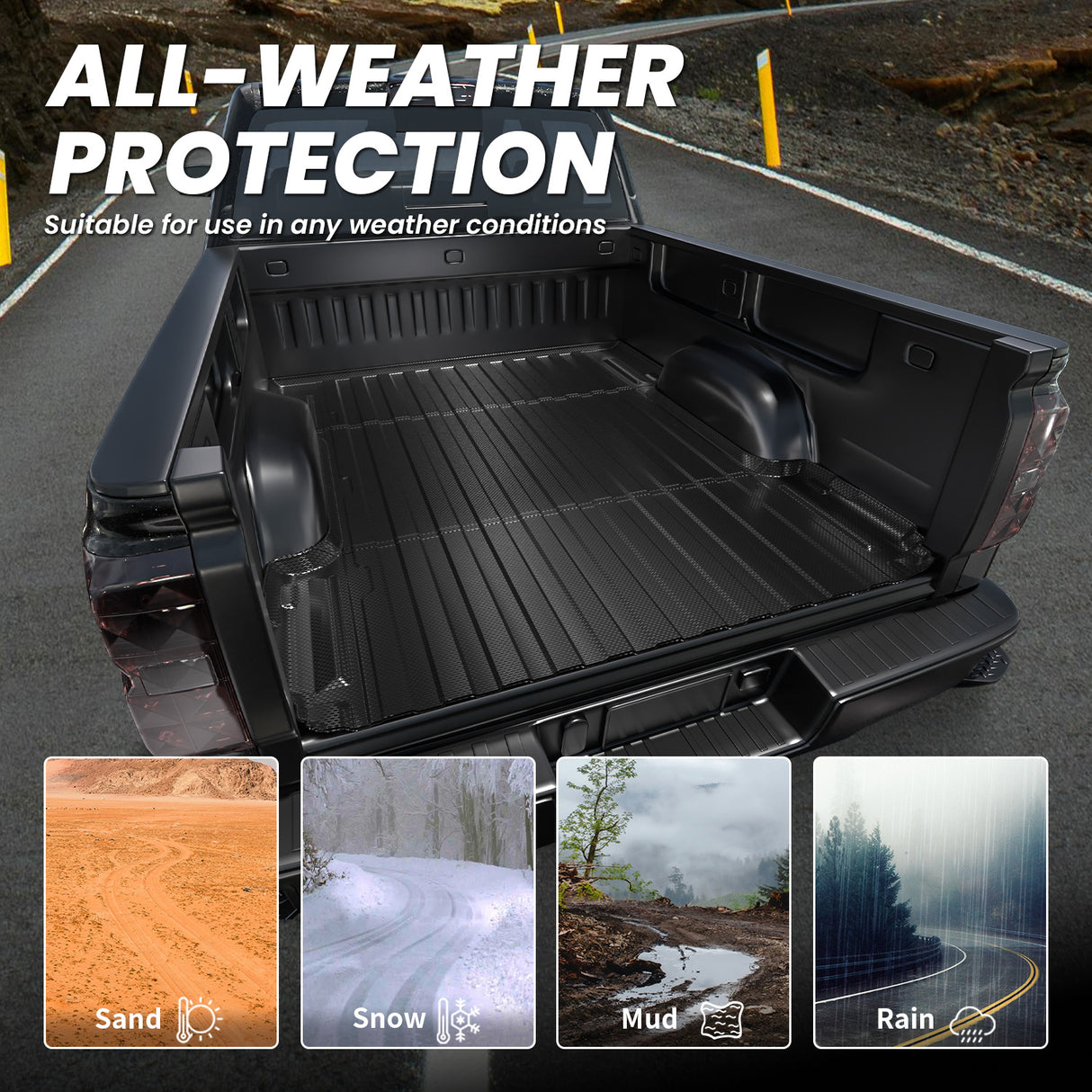 2007-2018 Chevy Silverado GMC Sierra 6.5FT Bed Mat