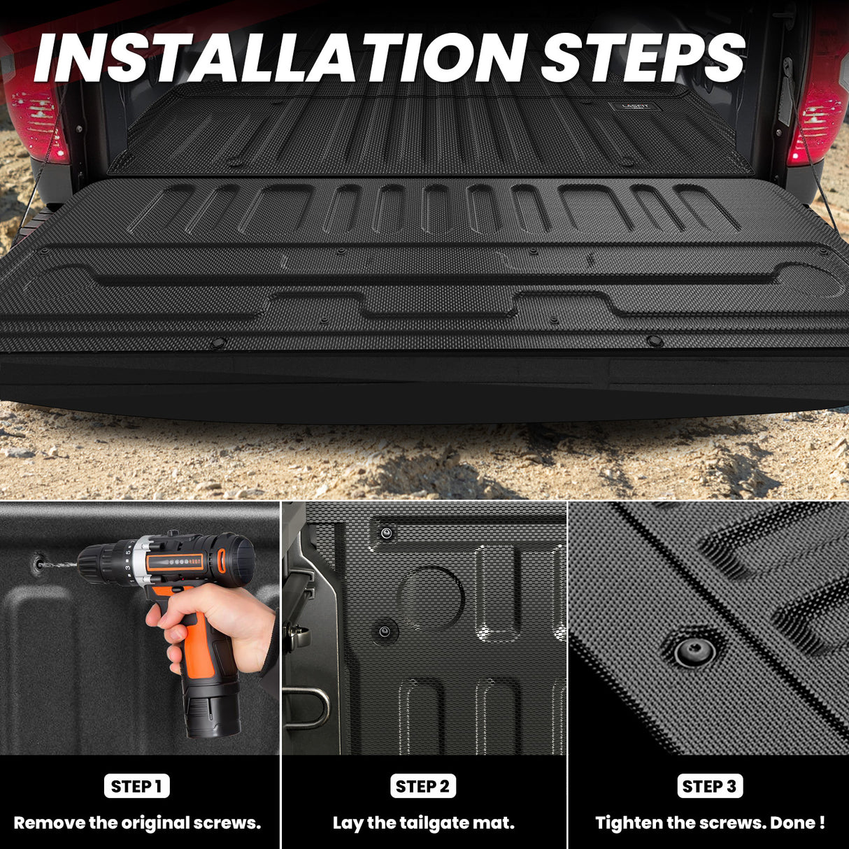 2007-2021 Toyota Tundra Taligate Mat Install