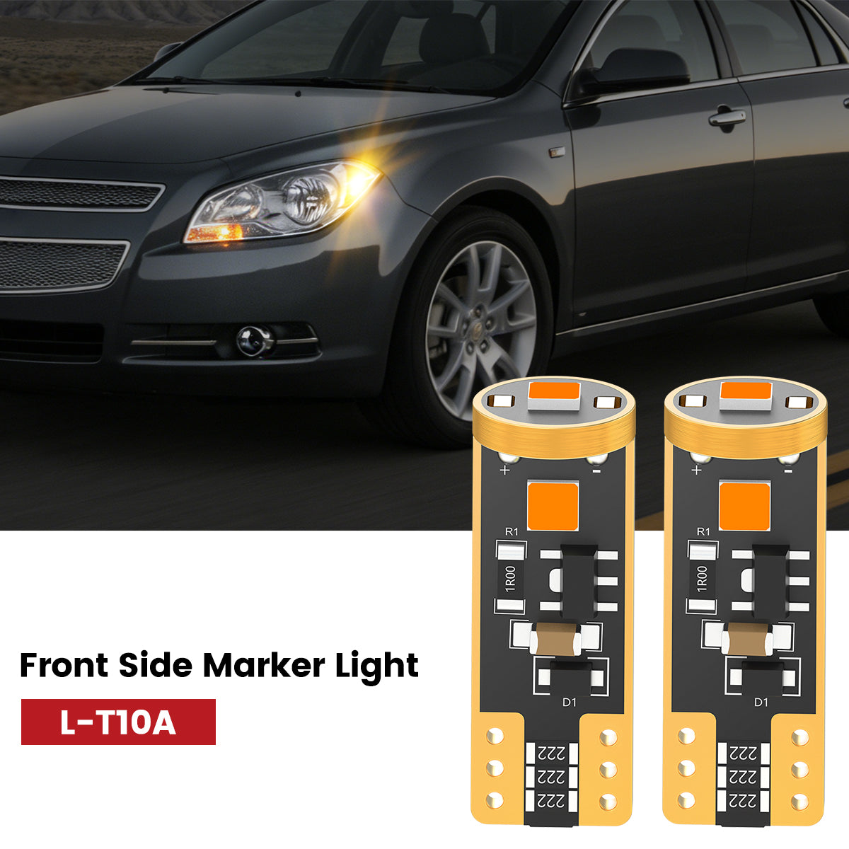 Lasfit 168 led front side marker light fit for 2008-2012 Chevrolet Malibu