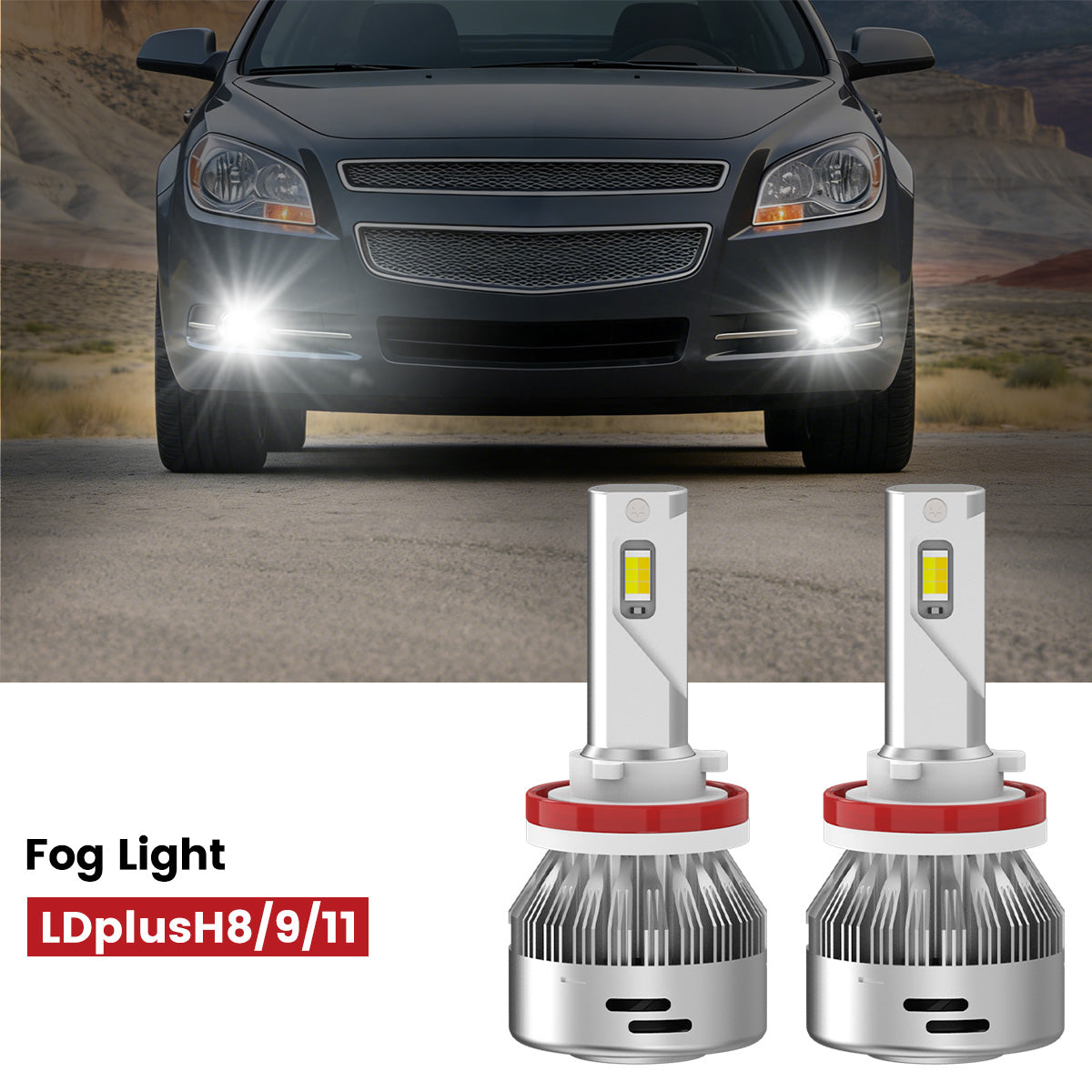 Lasfit H11 led fog light fit for 2008-2012 Chevrolet Malibu