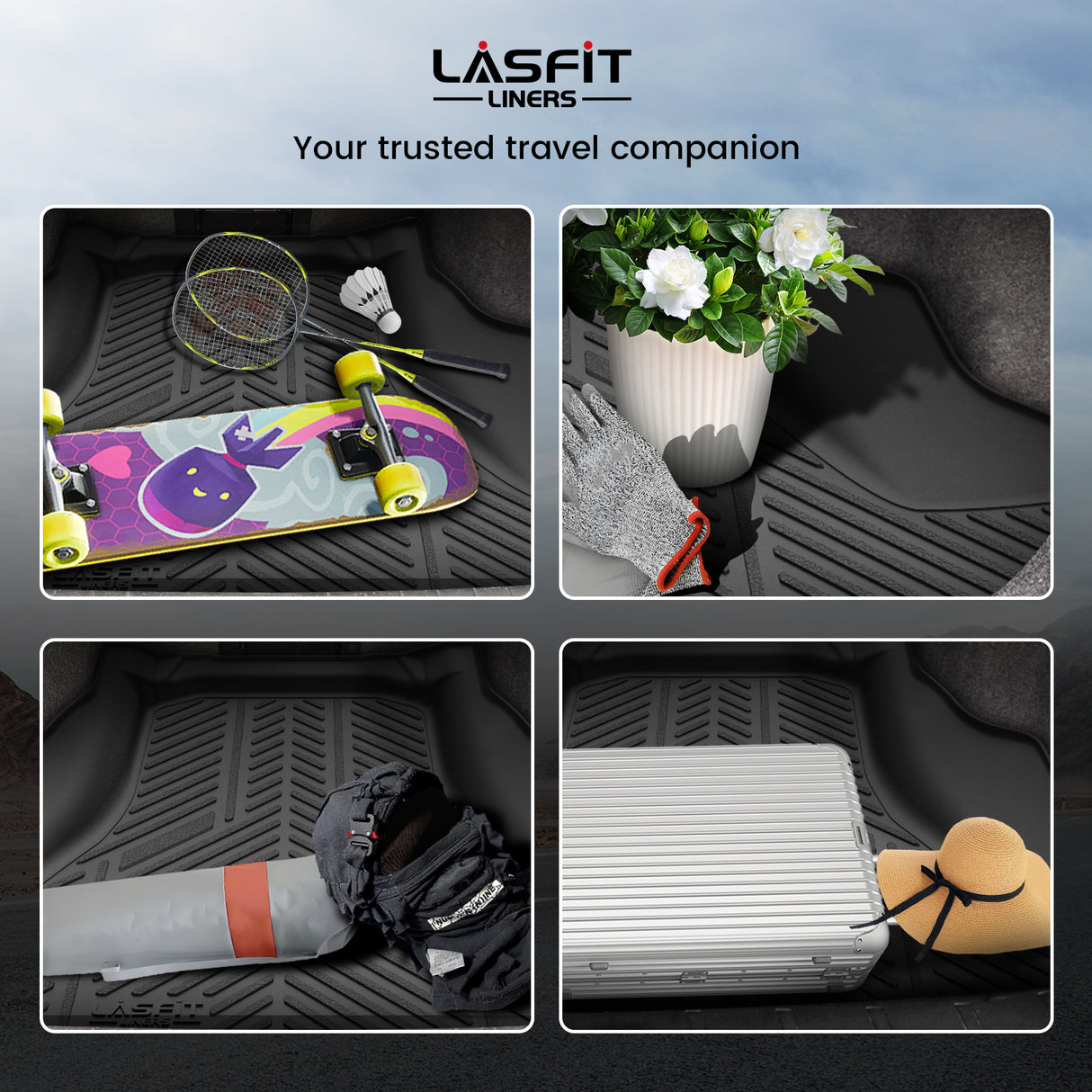 2008-2012 Honda Accord Cargo Mat Scene