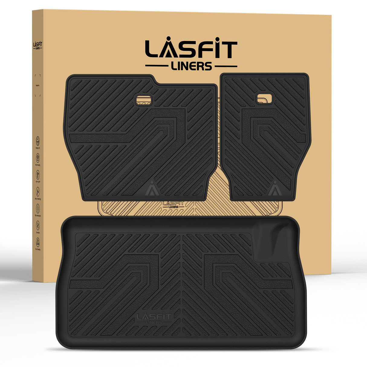 2008-2016 Chrysler Town Country Cargo & Seatback Mats