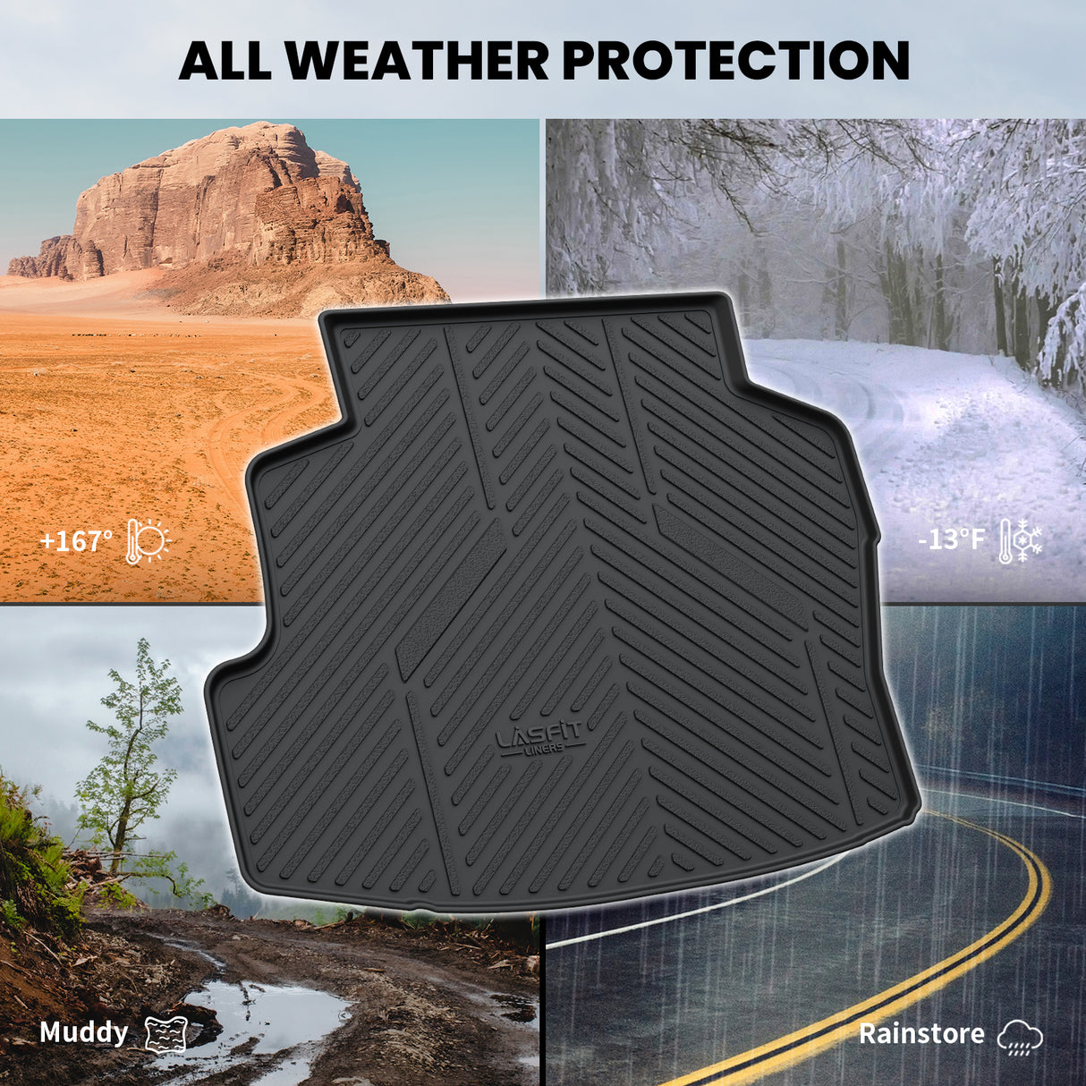 2009-2010 Toyota Corolla Cargo Mat All Weather