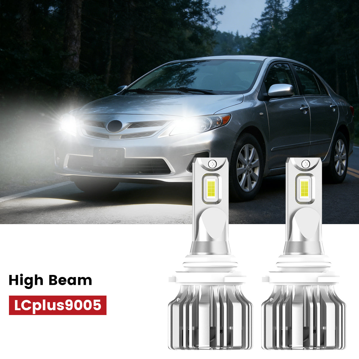 Lasfit 9005 led high beam fit for 2009-2013 Toyota Corolla