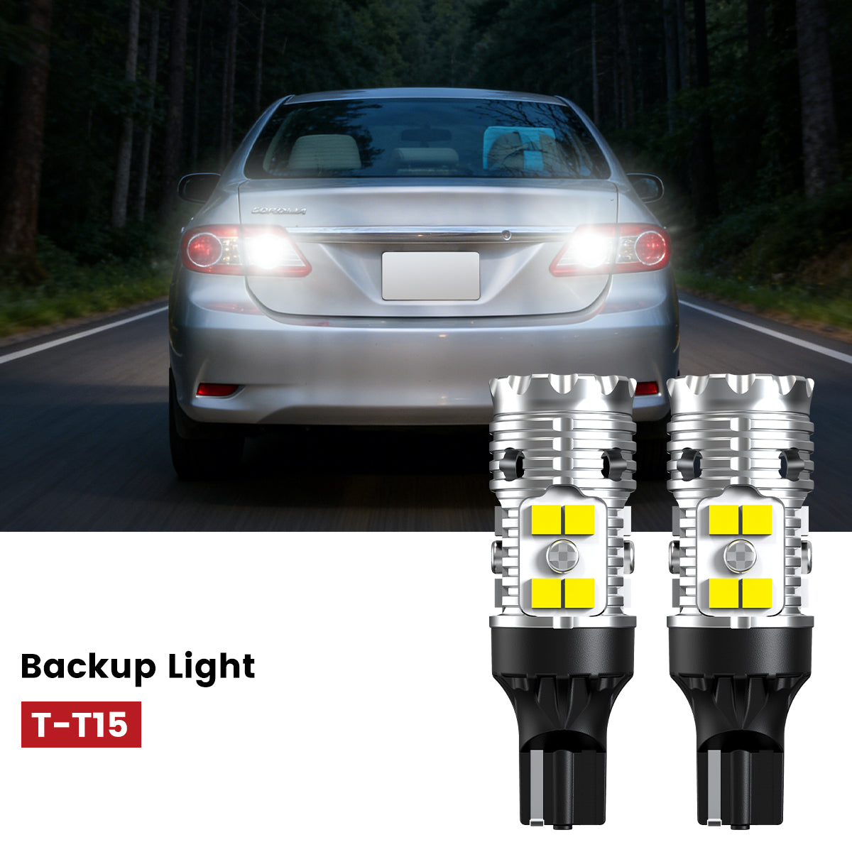 Lasfit 921 led backup lights fit for 2009-2013 Toyota Corolla
