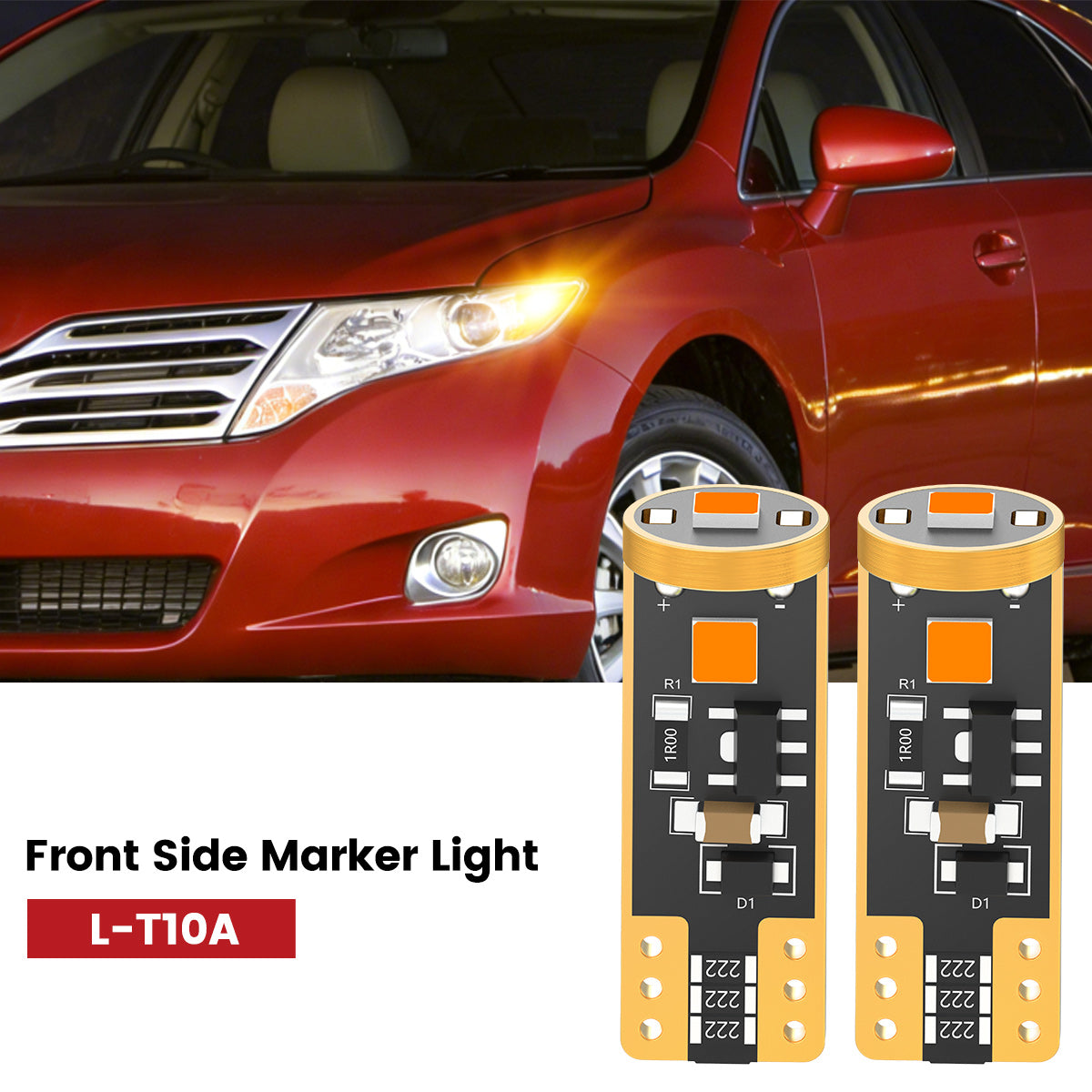 Lasfit 168 led front side marker light fit for 2009-2015 Toyota Venza