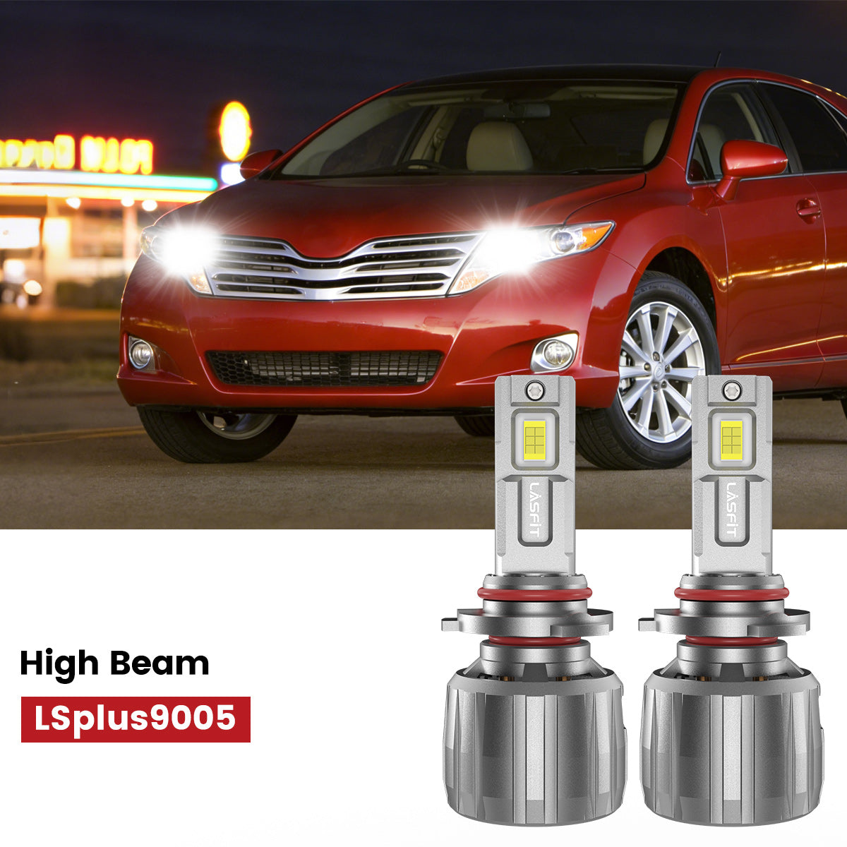 Lasfit 9005 led high beam fit for 2009-2015 Toyota Venza