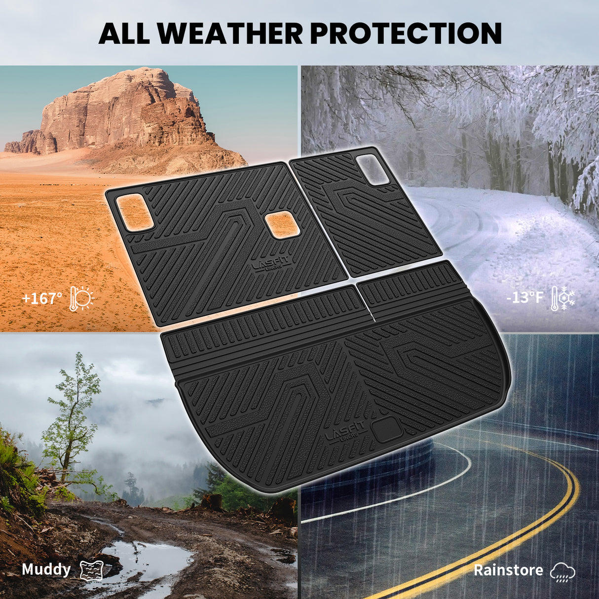 2009-2017 Chevrolet Traverse Cargo Mat All Weather