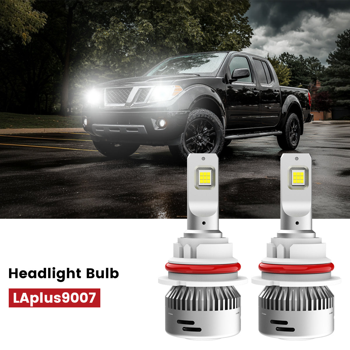 Lasfit 9007 led headlight bulbs fit for 2009-2021 nissan frontier