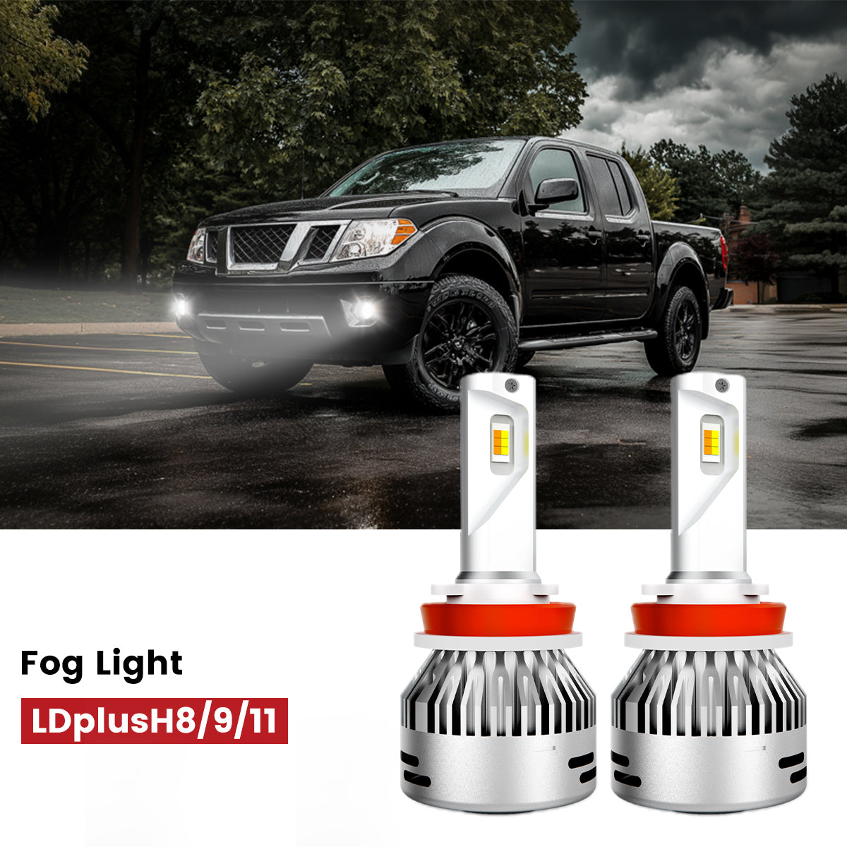 Lasfit H11 led fog lights fit for 2009-2021 nissan frontier