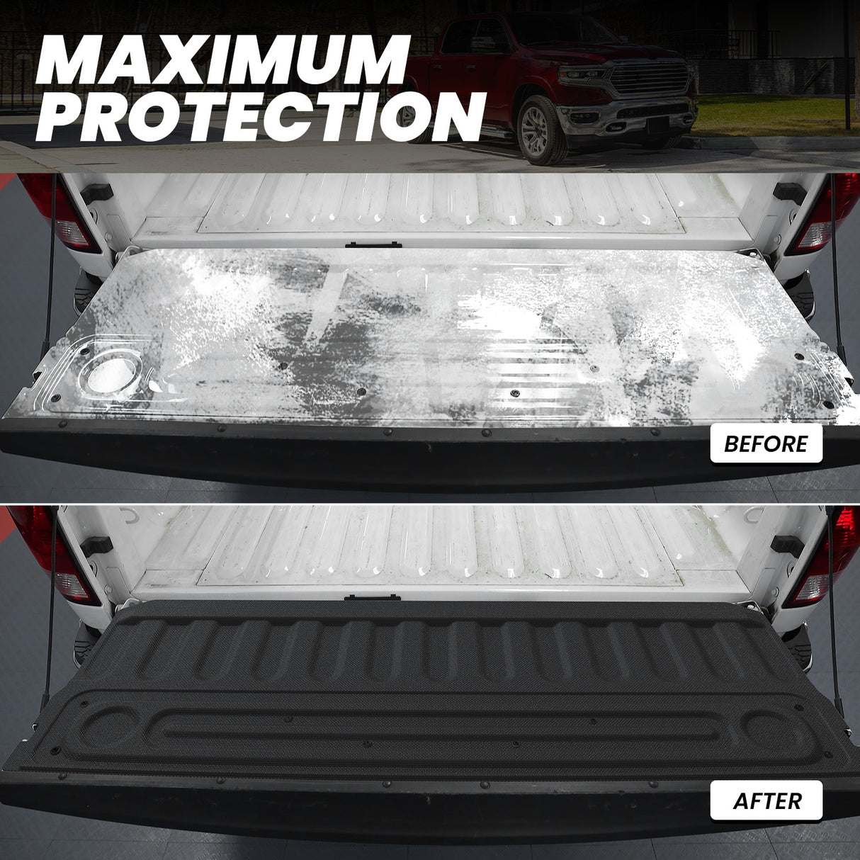 2006-2026 Ram 2500 3500 Heavy Duty Tailgate Mat Protection