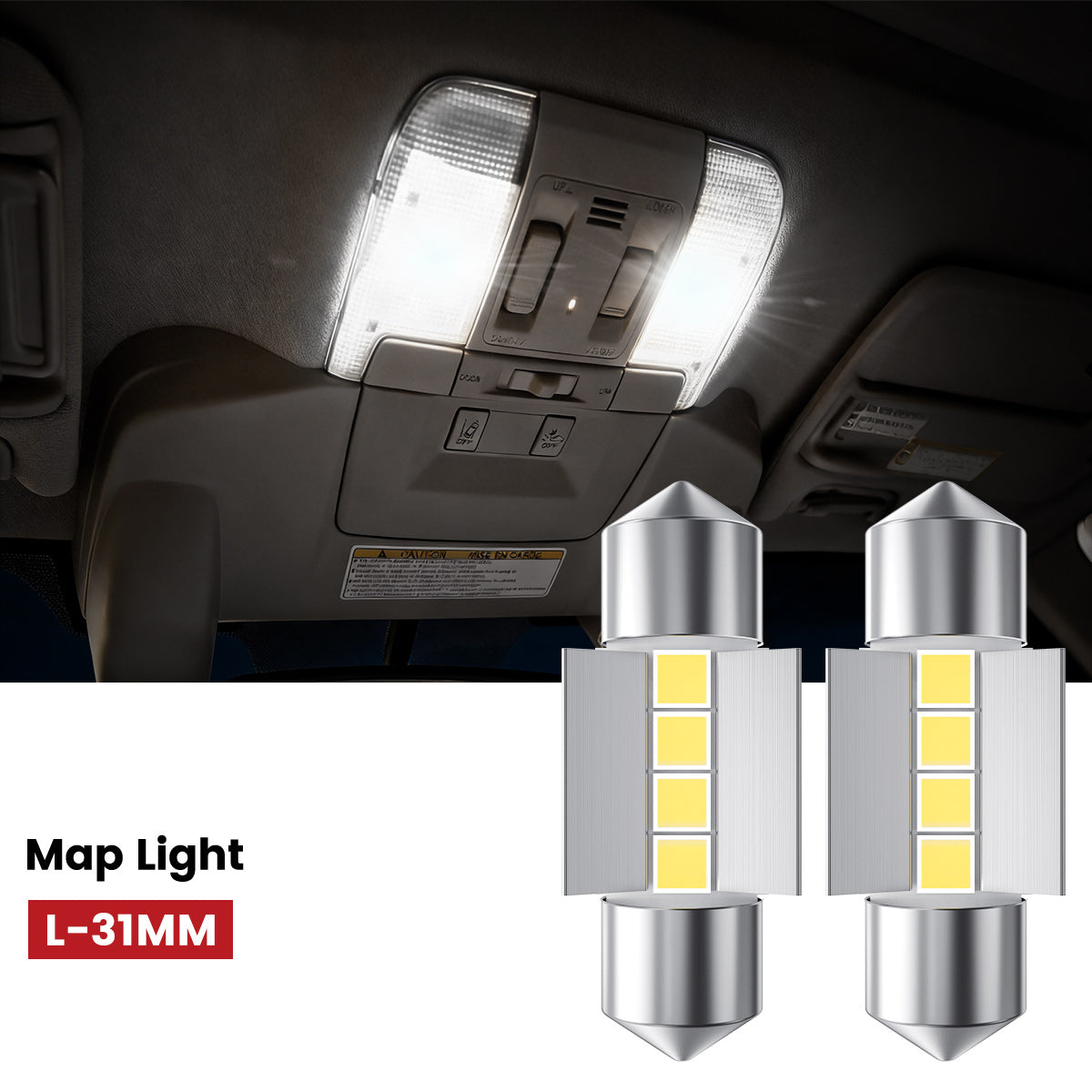 Lasfit 31MM led map light fit for 2010-2014 Subaru Outback