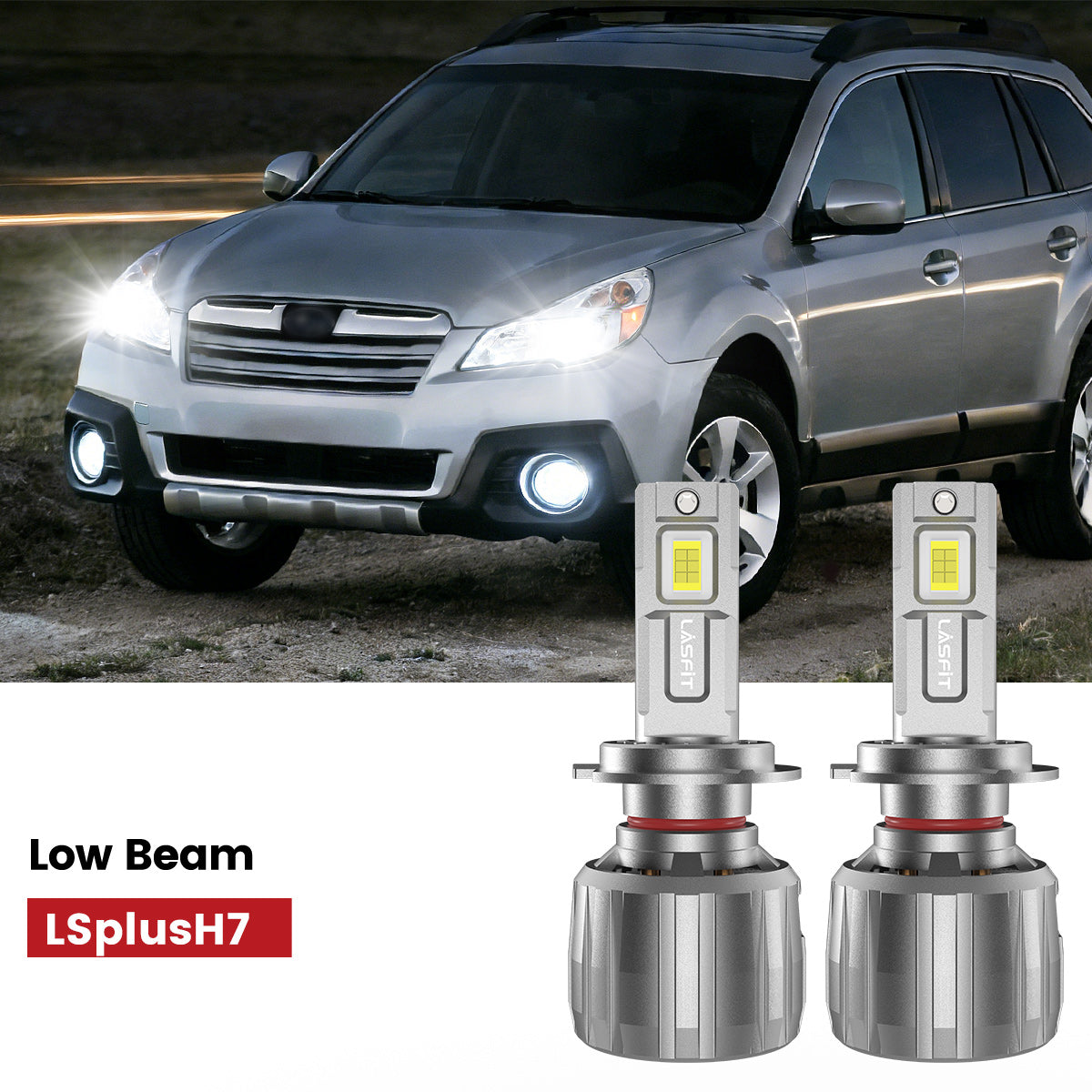 Lasfit H7 led low beam fit for 2010-2014 Subaru Outback