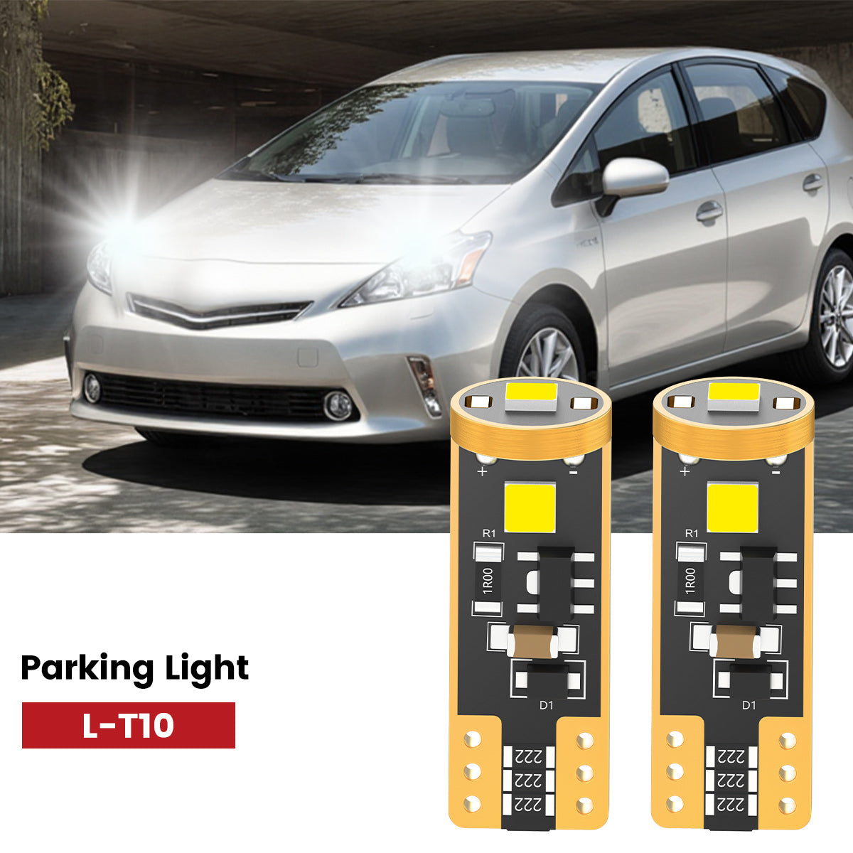 Lasfit 168 led parking lights fit for 2010-2015 Toyota Prius