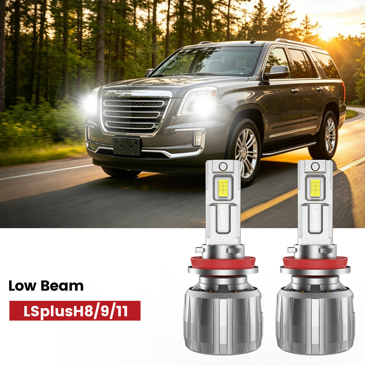 Lasfit H11 led low beam fit for 2010-2017 GMC Terrain