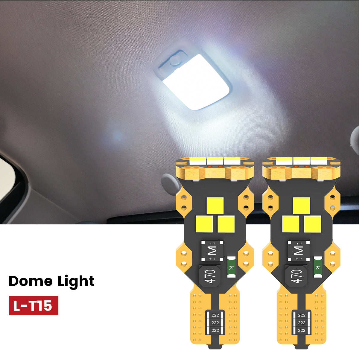 Lasfit 921 led dome lights fit for 2010-2017 Jeep Wrangler