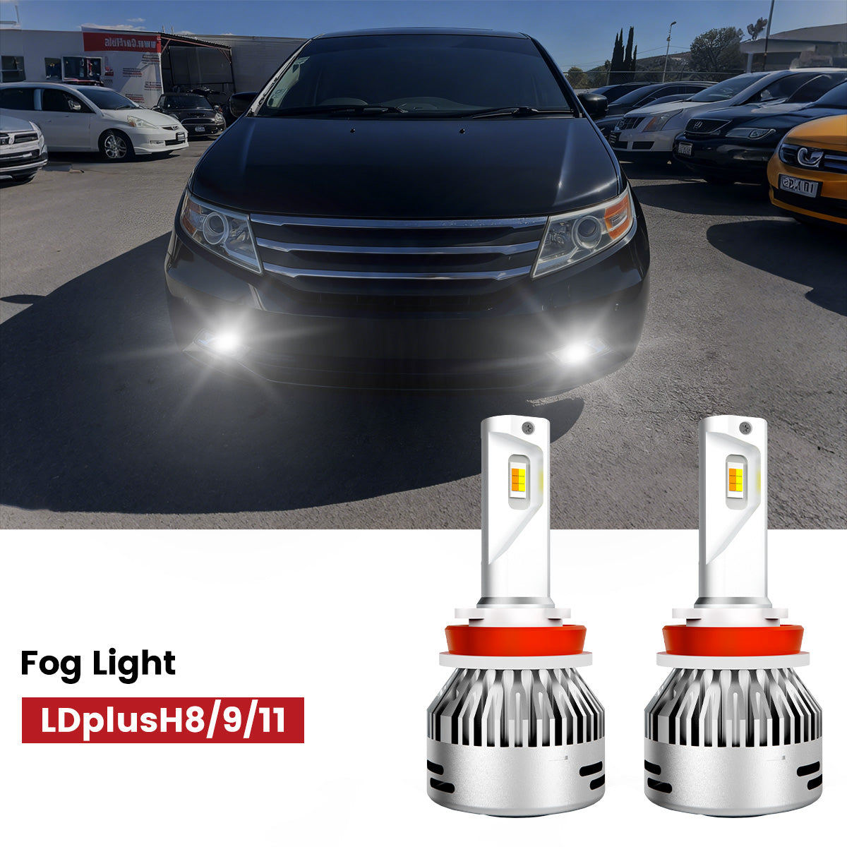 Lasfit H11 led fog light bulbs fit for 2011-2013 Honda Odyssey