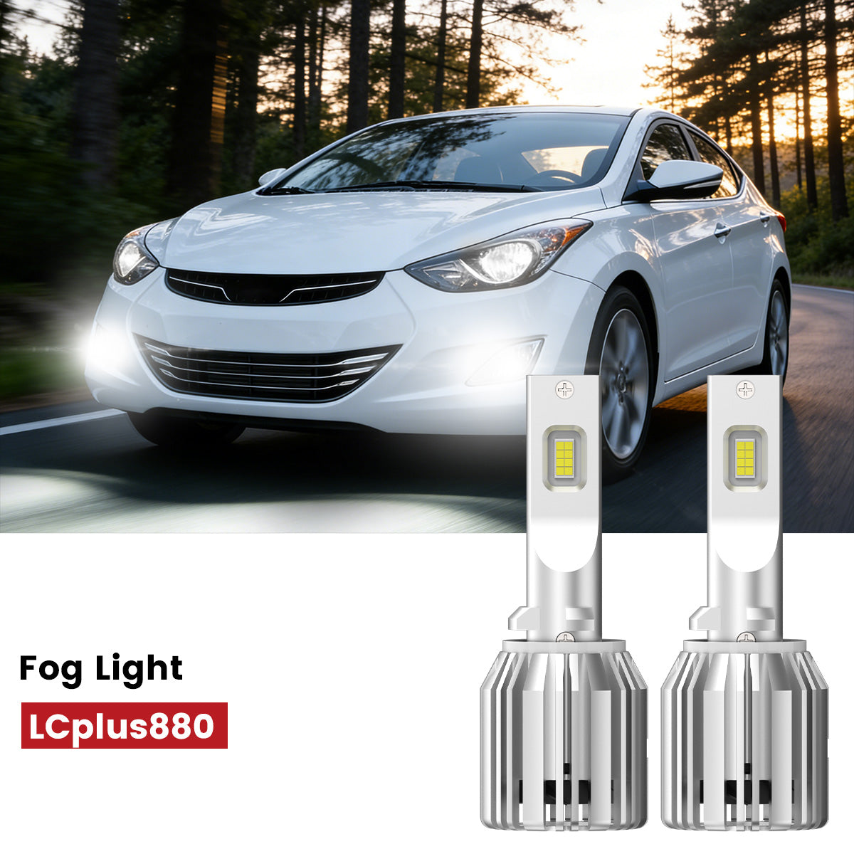 Lasfit 880 led fog light fit for 2011-2013 Hyundai Elantra