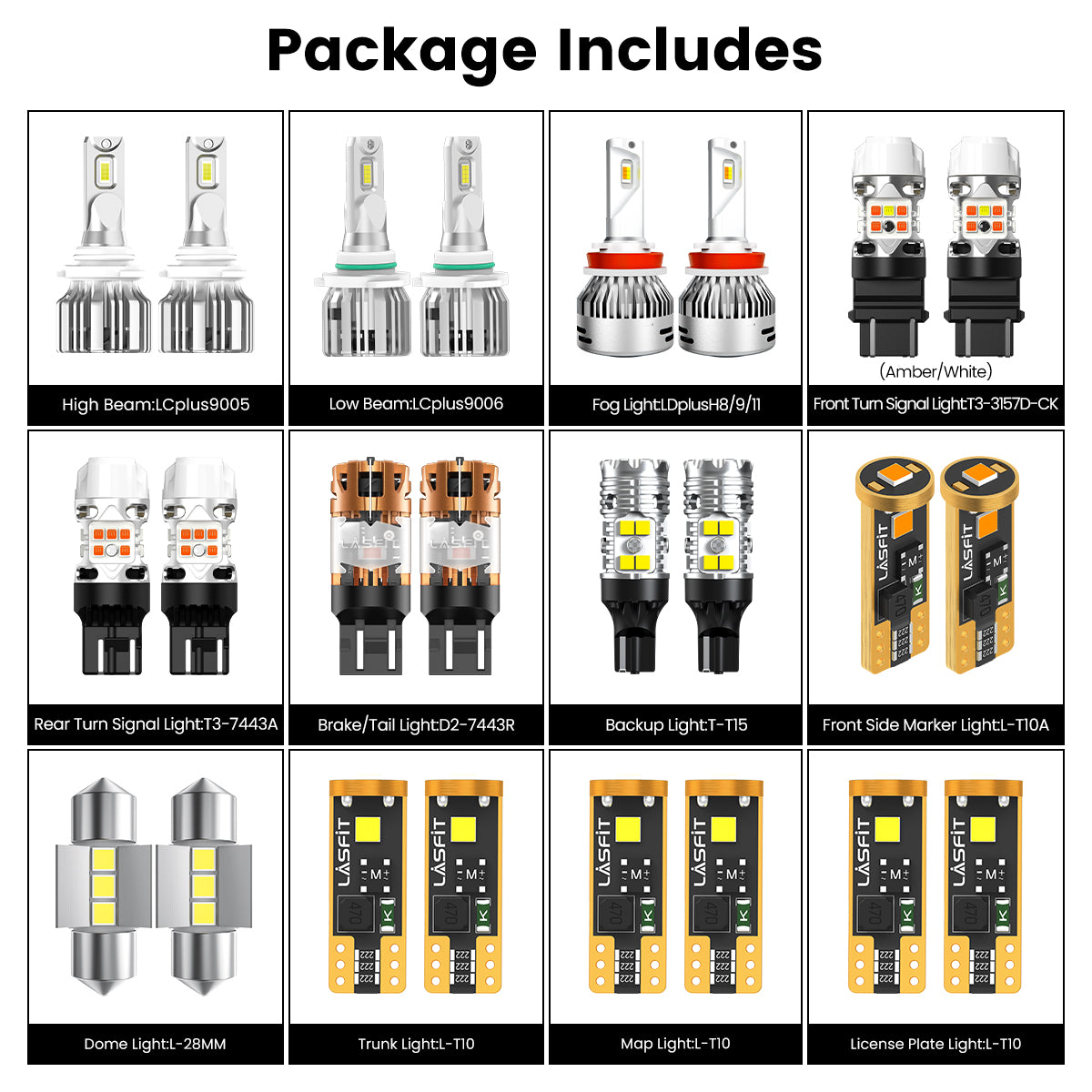 Fit for 2009-2013 Toyota Corolla LED Bulbs Upgrade