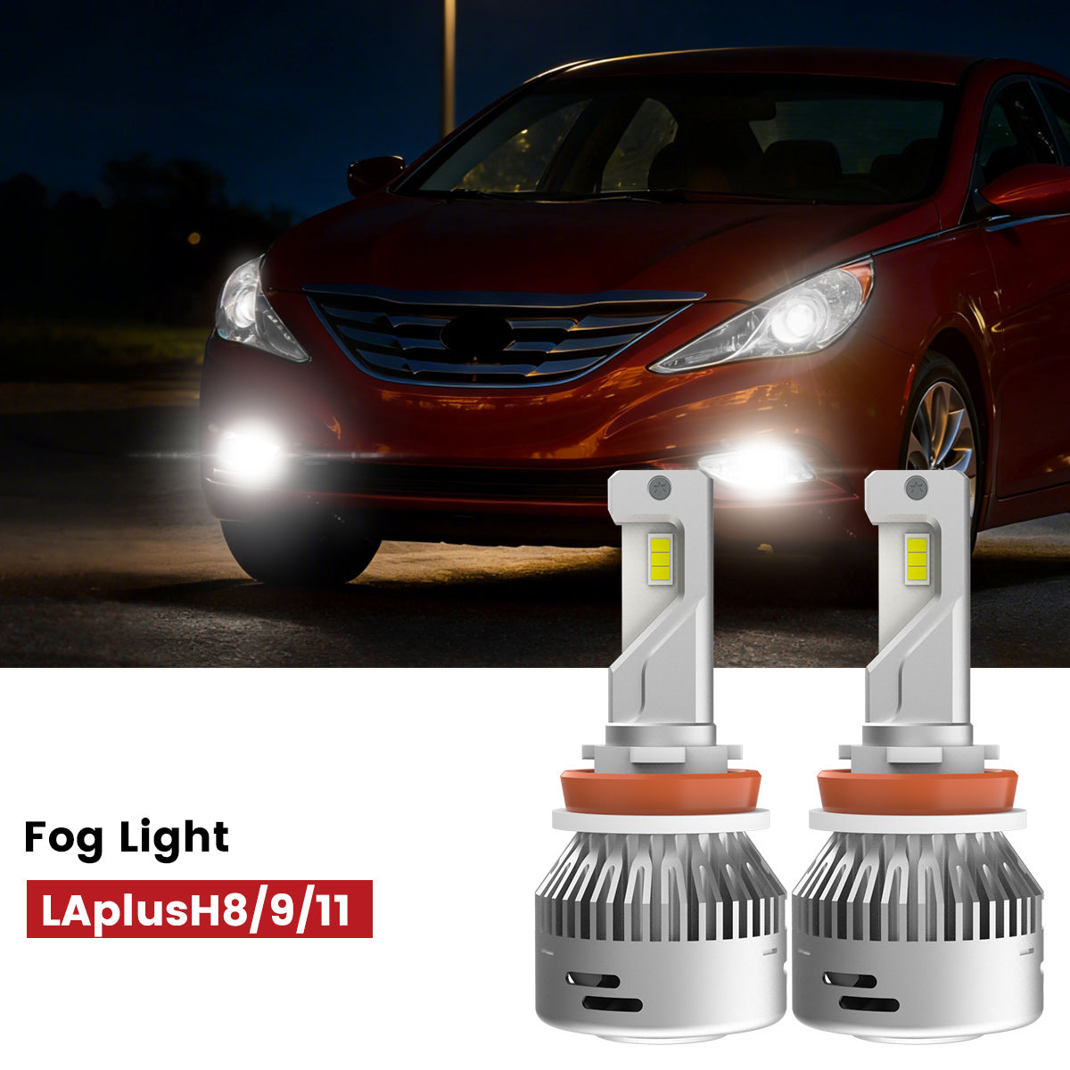 Lasfit H11 led fog light fit for 2011-2014 Hyundai Sonata