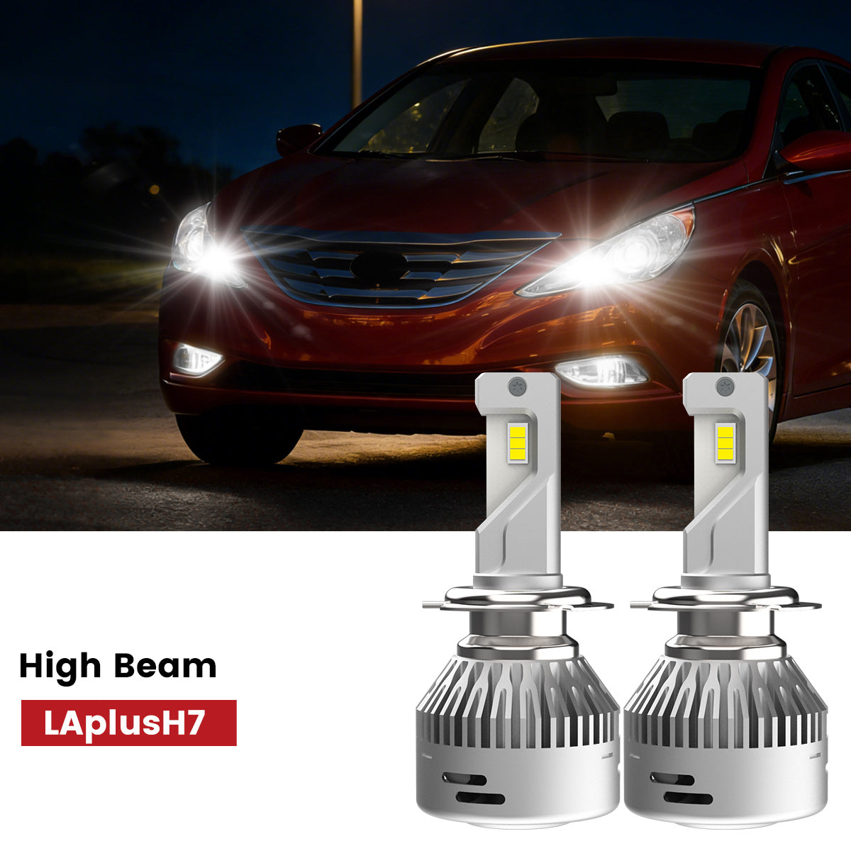 Lasfit H7 led high beam fit for 2011-2014 Hyundai Sonata