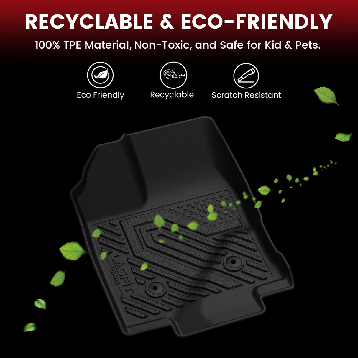 2011-2014 Ford Edge Floor Mats & Seatback & Cargo Mats TPE Material