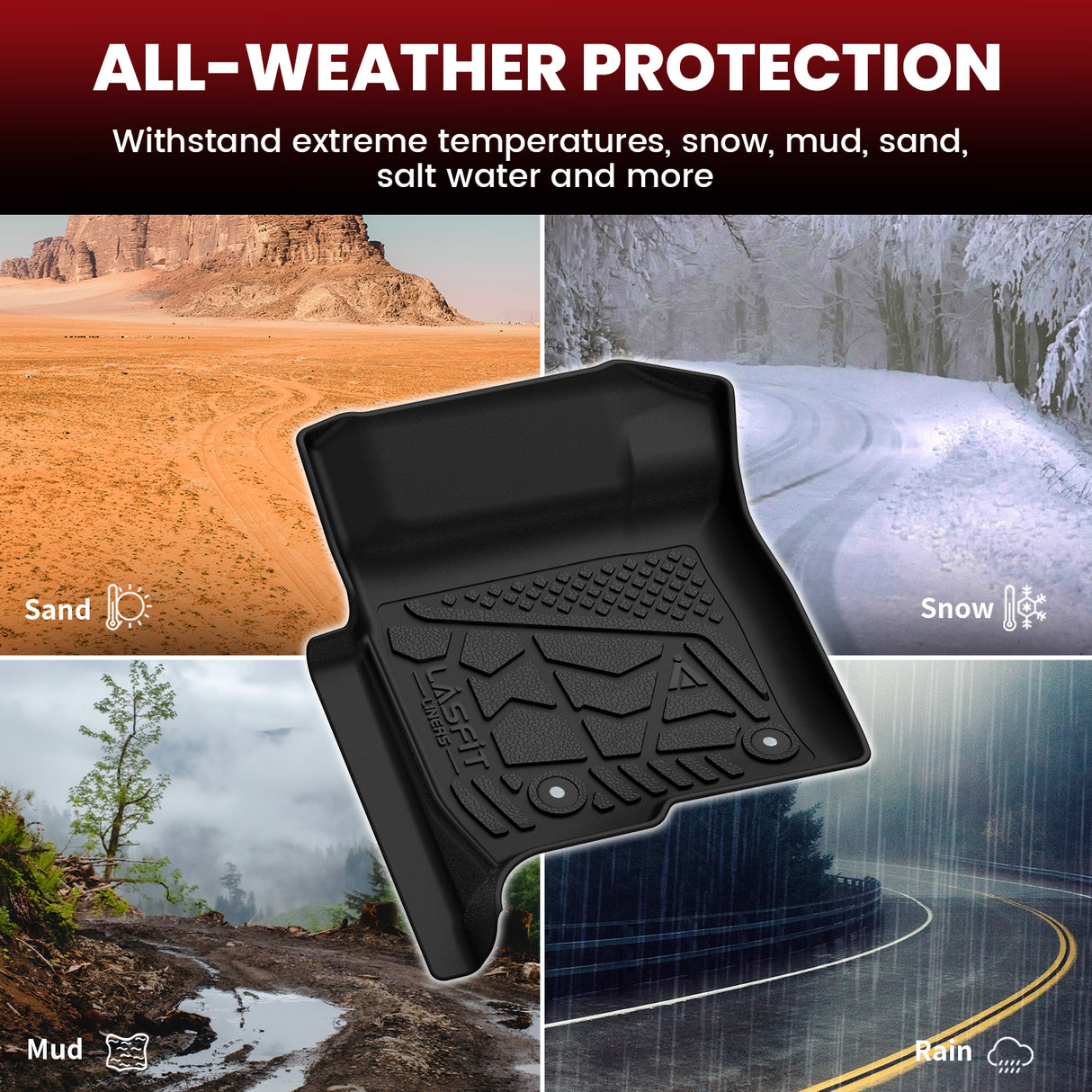 2011-2014 Ford F-150 Floor Mats All-Weather