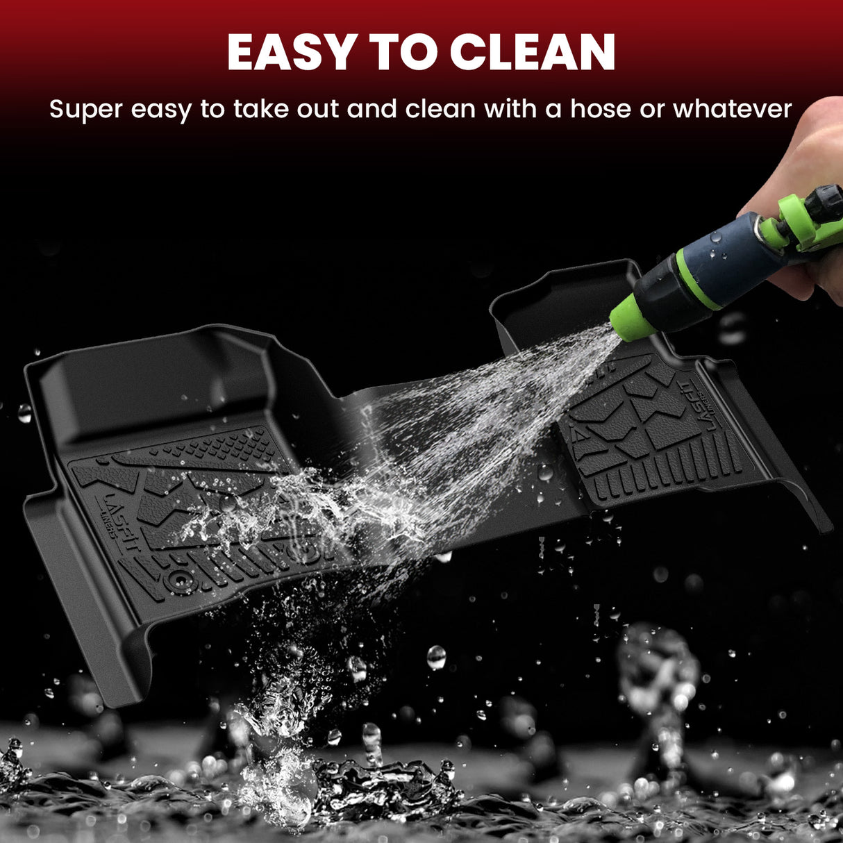 2011-2014 Ford F-150 Floor Mats, Fit SuperCrew Cab & Carpet Floor Easy to Clean