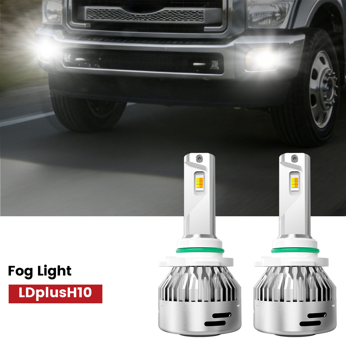 Lasfit H10 led fog lights fit for 2011-2016 Ford F250 F350
