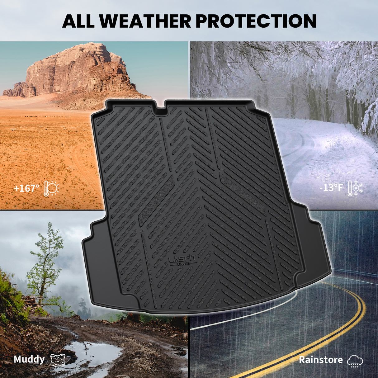2011-2018 Volkswagen Jetta Cargo Mat All Weather