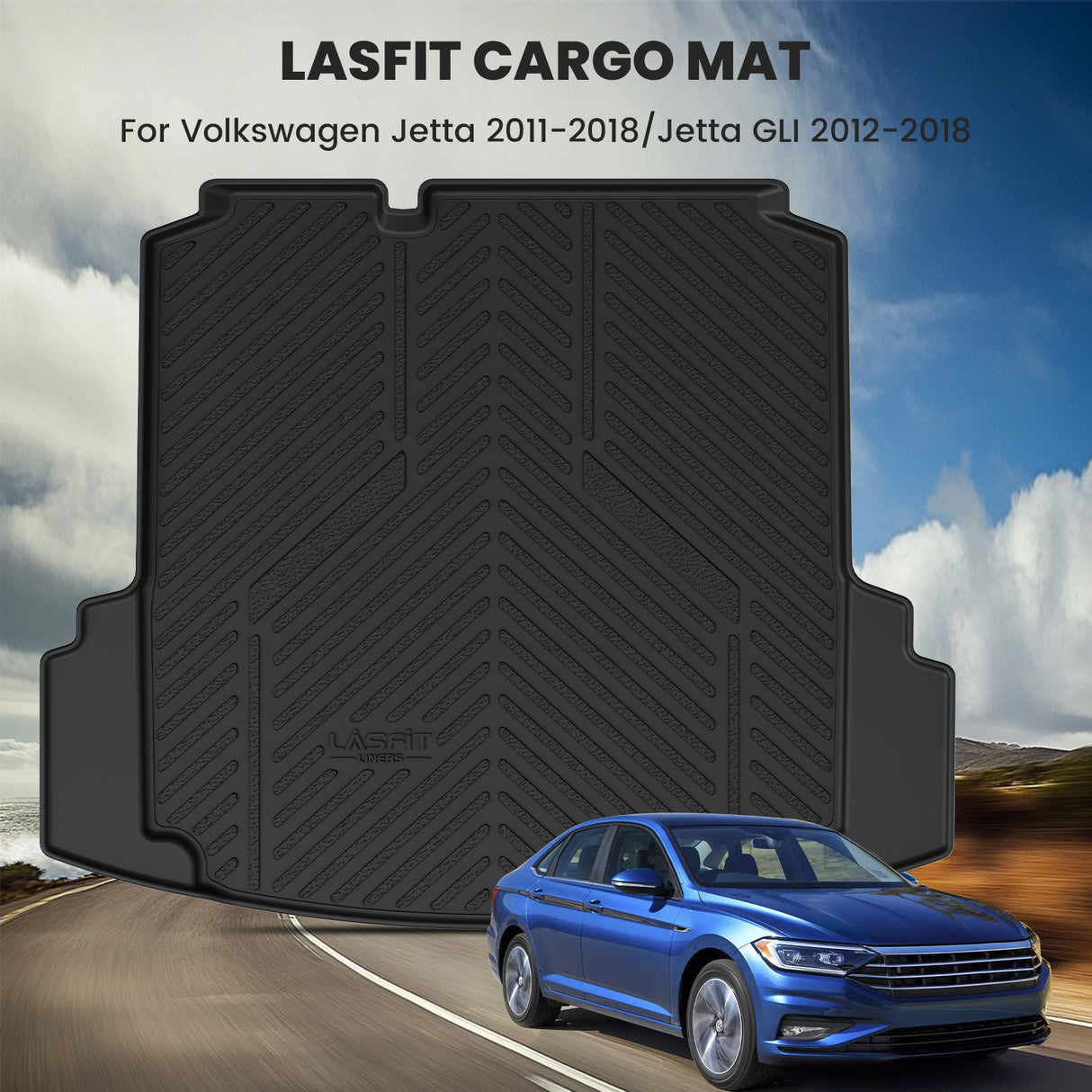 2011-2018 Volkswagen Jetta Cargo Mat Show