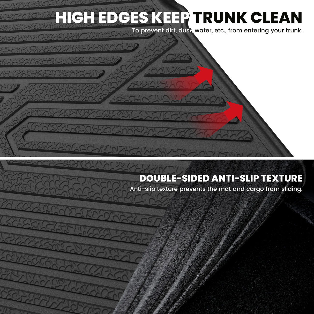 2011-2021 Jeep Grand Cherokee Cargo & Seatback Mats Anti Slip