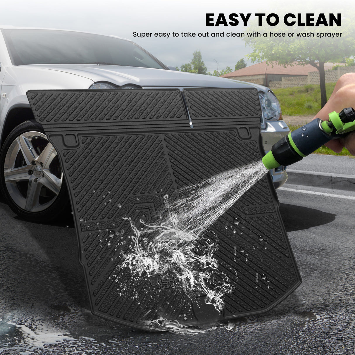 2011-2021 Jeep Grand Cherokee Cargo & Seatback Mats Easy to Clean