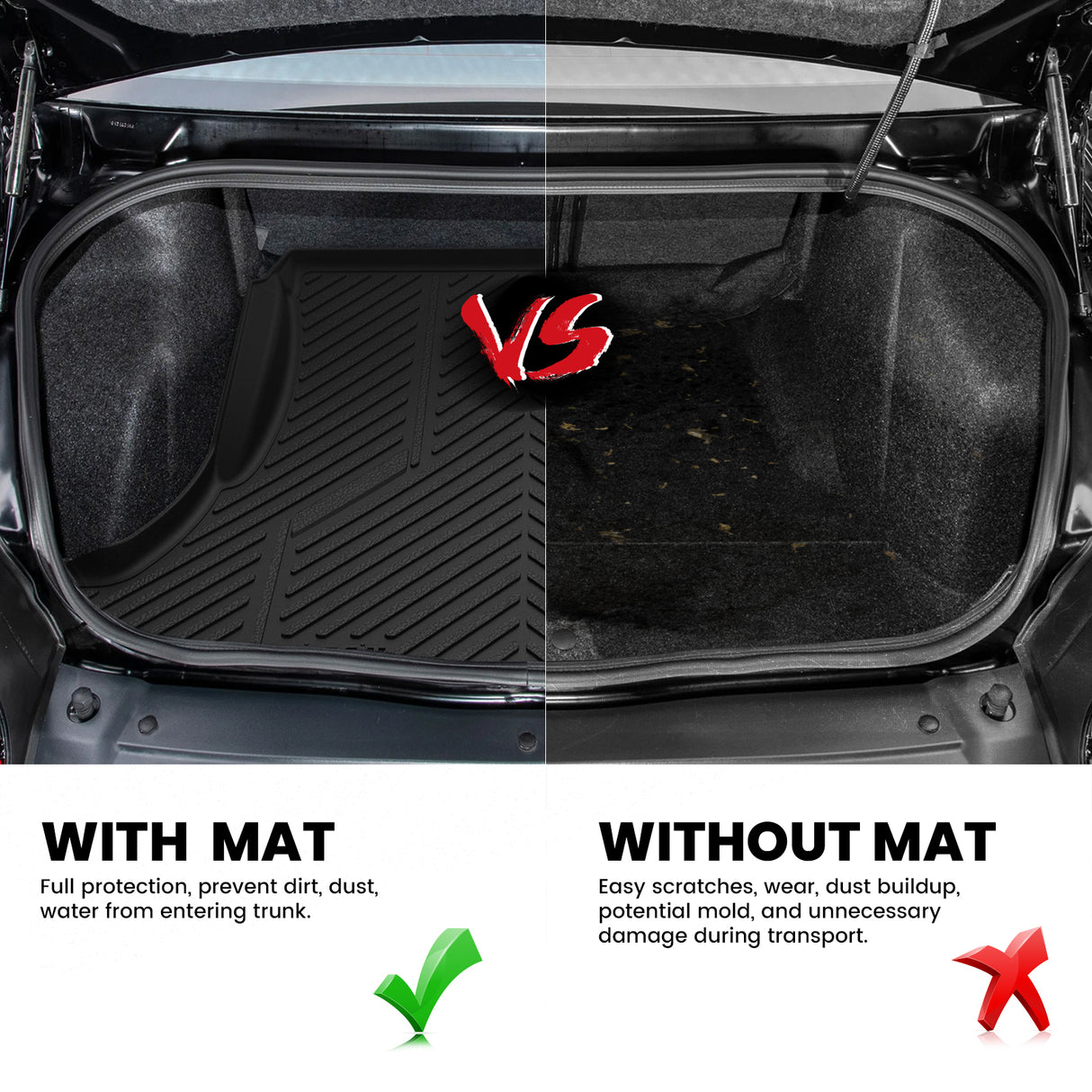 2011-2023 Dodge Challenger Cargo Mat Contrast