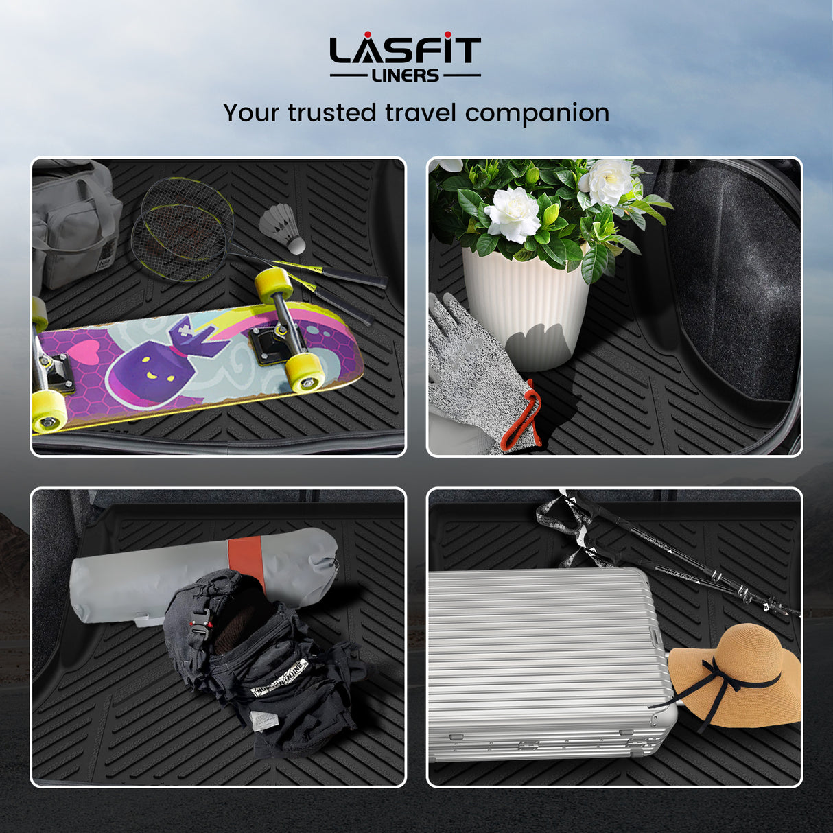 2011-2023 Dodge Challenger Cargo Mat Using