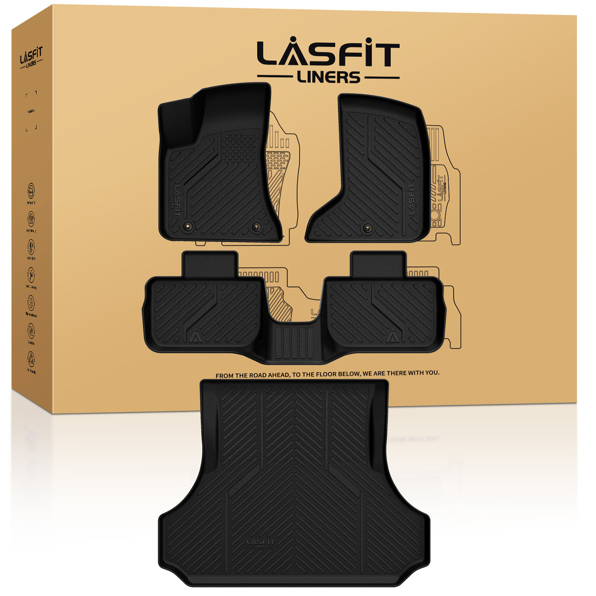 Fit for 2011-2023 Dodge Charger Floor Mats or Cargo Mat(Cargo Without Subwoofer)